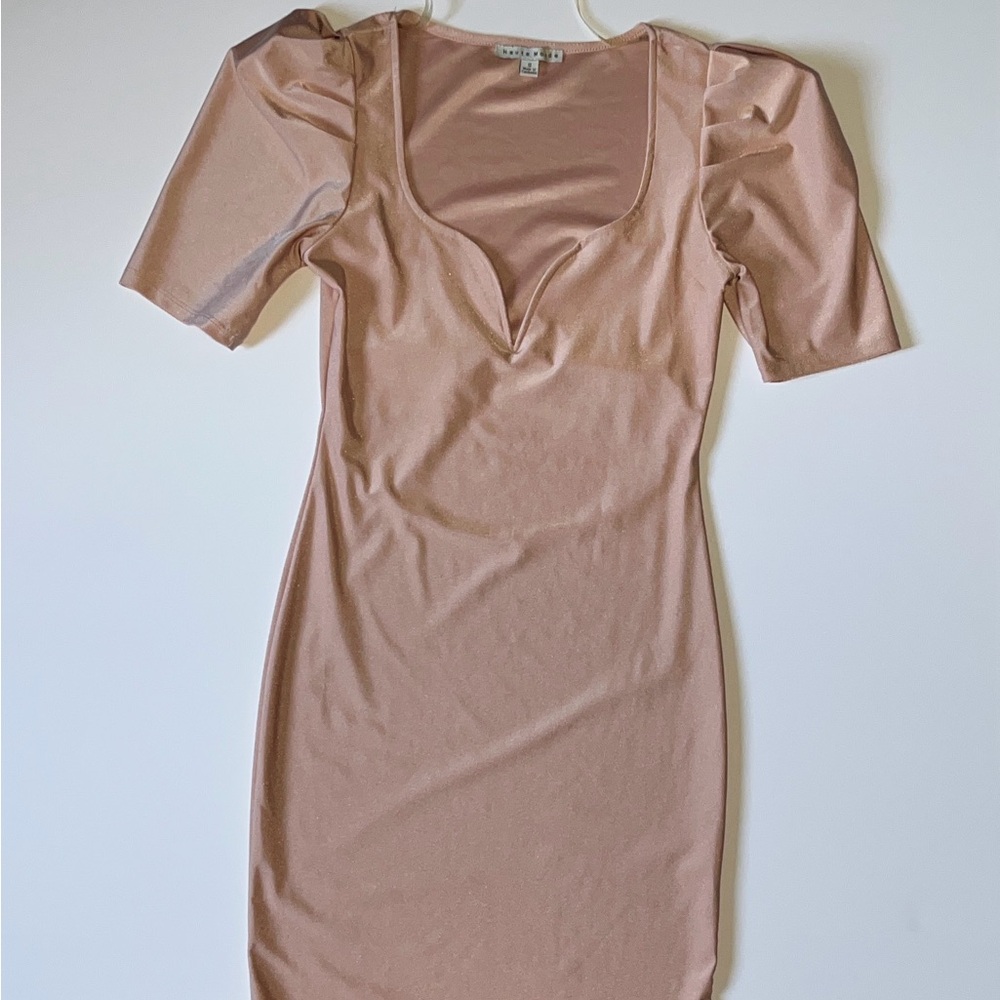 Haute Monde Blush Mini Dress